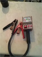 Snap-on battery tester