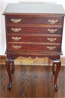 Wood Silverware Chest of Drawers