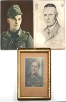 WWII GERMAN PORTRAITS LOT OF 3