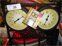 Thermometer and clock