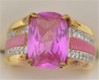 6ct Pink Sapphire Ring