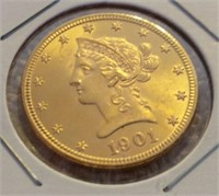 1901 $10 Gold