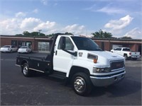 2009 GMC C5500 S/A FLATBED TRUCK
