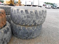 LOT OF (2) 26.5-25 TIRES