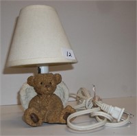 Bear Electric Lamp (8" long w Shade)