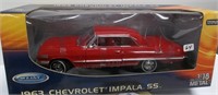 Welly Diecast Metal 1963 Chevy Impala SS 1:18
