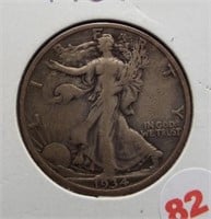 1934-S Walking Liberty Silver Half Dollar.