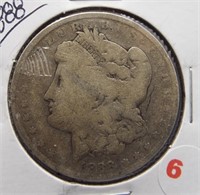 1888 Morgan Silver Dollar.