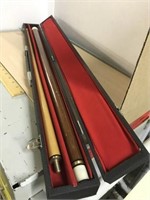2 Piece Pool Cue In A Case