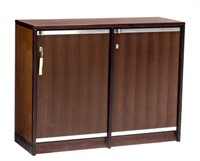 ITALIAN MID CENTURY MODERN ROSEWOOD 2 DOOR CABINET