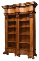 SPANISH COLONIAL REVIVAL STYLE BOOKCASE