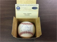 SIGNED TYLER CLIPPARD BALL WITH CERTIFICATION