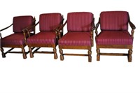 4 Game Table Armchairs
