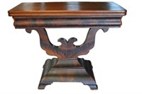 Antique American Empire Game Table