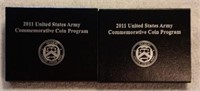 2011 US Army Silver Dollar and Clad Half Dollar