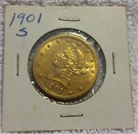 1901 $10 Gold