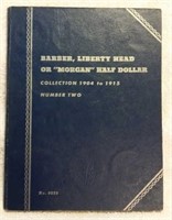 Barber, Liberty Head, or "Morgan" Half Dollar Book
