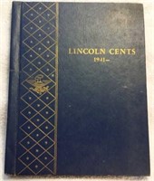 Lincoln Cents Book 1941 -