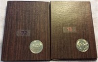1972 and 1973 Eisenhower Dollars