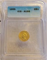 1855 $1 Gold