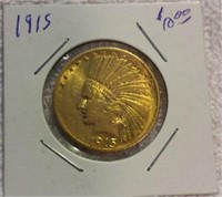 1915 $10 Gold Indian