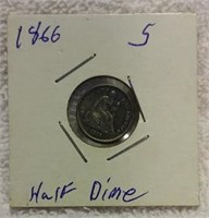 1866 Half Dime