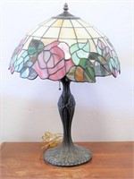 Leaded Stain Glass Tiffany Style Table Lamp