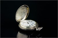 Bautte Geneve 1843 Silver Pocket Watch