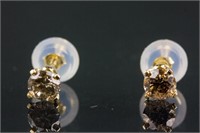 0.44ct Champagne Diamond Earrings CRV $1650