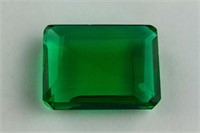 75.50ct Emerald Cut Green Amethyst EGL Certified