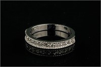 14k White Gold 0.25ct Diamond Ring, Retail $2000