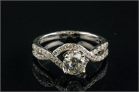 14k Gold 1.07ct &0.46ct Diamond Ring CRV$7934
