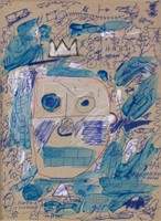 Jean-Michel Basquiat 1960-1988 American MixedMedia