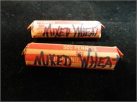 2 Rolls Of Mixed Wheat Pennies