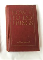 HOW TO DO THINGS 1919 book by THE FARM JOURNAL