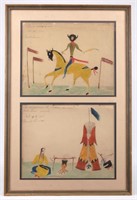 Native American Ledger Drawings