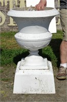 19th c. Cast Iron Urn