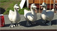 Cast Metal Ducks