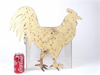 Sheet Iron Rooster Weathervane