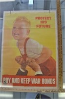 "Protect His Future" War Bond Poster