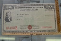 $50 War Savings Bond Poster