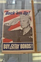 "Back'em Up" Buy Extra Bonds (Eisenhower)