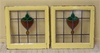 Stained and Leaded Glass Windows.