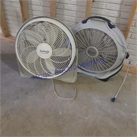2 floor fans- cyclone & windmachine