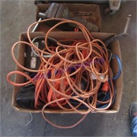 Drop cords, battery, rope