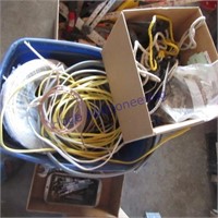 Tote misc wire, rope
