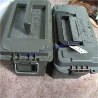 2 hunting/ammo boxes