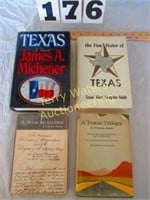 Texas A Novel 1985, Five States of Texas 1961,