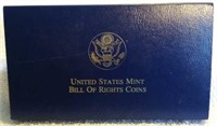 1993 Bill of Rights 3 Coin Proof Set