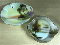 2 Small Noritake Decorative Dishes